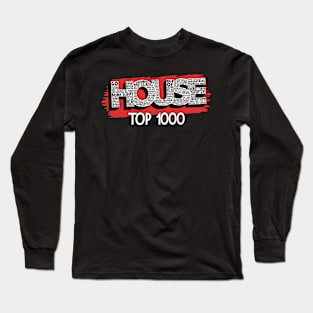 House Top 1000 enkel zwart Long Sleeve T-Shirt